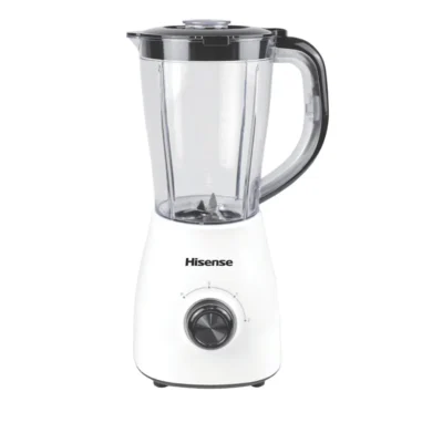 Hisense 1.5L Blender – White Stainless Steel Blade, 2 Speed Control