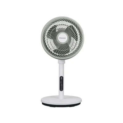 2-in-1 Height Adjustable Fan – 4 Speeds Turbo with Remote