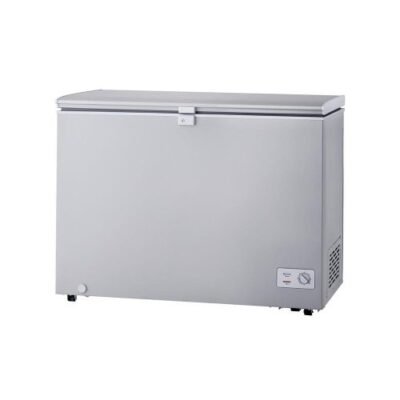 190L Chest Freezer gross, Silver color, Convenient Wheels , Lock and Key.